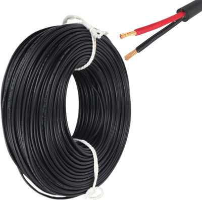TechKing 1MM(14/30) 2Core 1 sq/mm Black 90 m Wire(Black)