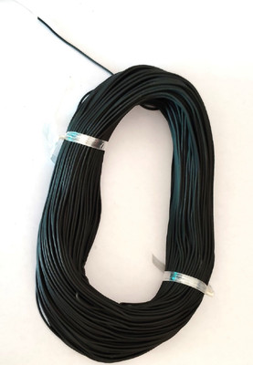 Steko (65 Meter) PVC Wire 7/36 Roll Jumper Wire DC 0.4mm Multipurpose Use 0.4 sq/mm Black 65 m Wire(Black)