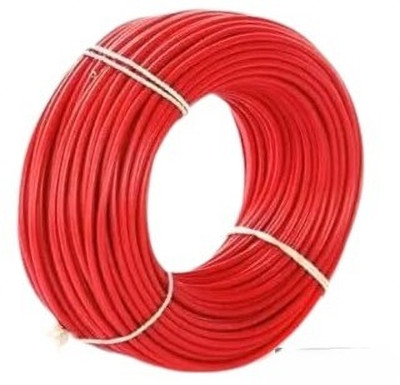 HYmech 1mm pure Copper 1 sq/mm Red 15 m Wire(Red)