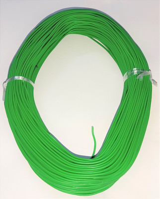 Wizzo PVC WIRE 0.4 sq/mm Green 76 m Wire(GREEN)