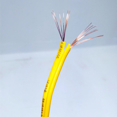 SUPER GEC 07-10 Parallel Flat Speaker Cable 1 sq/mm Yellow 90 m Wire(Yellow)
