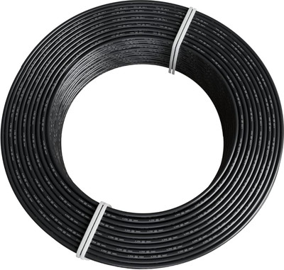 SJ plus 1mm Copper 1 sq/mm Black 20 m Wire(Black)