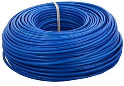 FINENLY Nly PVC insulated CCA Copper 1.0 mm wire 90 meter 1 sq/mm Blue 90 m Wire(Blue)