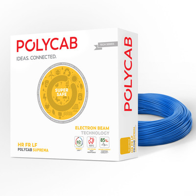 Polycab Suprema 2.5 mm Blue 90 m Wire(Blue)