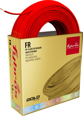 Fybros FR 1.5 sq/mm Red 90 m Wire(Red)