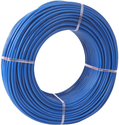 GrahLogy 2.5mm copper wire Unheated, PVC Insulated, Single Core Flexible 2.5 sq/mm Blue 90 m Wire(Blue)