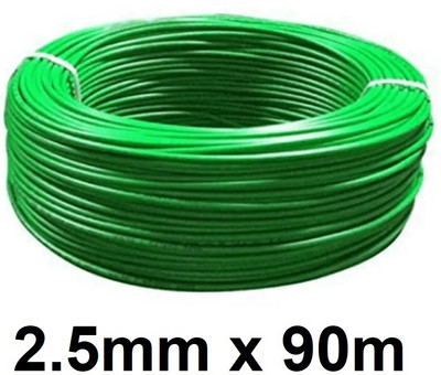 Jwala Ji pvc 2.5 sq/mm Green 300 ft. Wire(green)