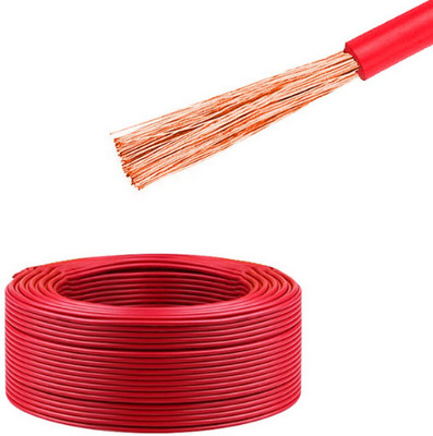 DRUMSTONE WIRE 0.75 sq/mm Red 10 m Wire(10m Red 0.75mm Wire: High-Quality, Lightweight Wire for Electrical Applications)