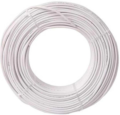 KK Galaxy Copper wire (90 mtr) 0.75 sq/mm White 90 m Wire(White)