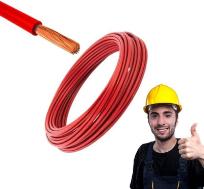 Rhobos NA 6 sq/mm Red 5 m Wire(Red)