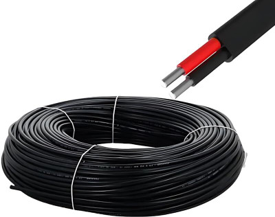 DRUMSTONE 90m Alum 2.5MM 2Core 2.5 sq/mm Black 90 ft. Wire(Multicolor)