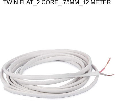 GreenLove PVC 0.75 sq/mm White 12 m Wire(White)