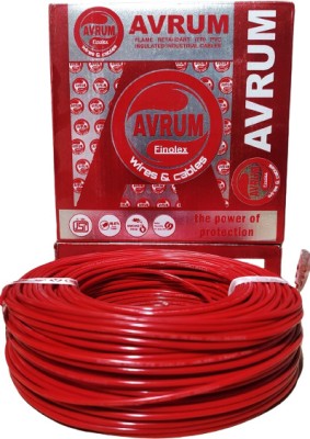 AVRUM FR pvc 0.5 sq/mm Red, Yellow, Blue 180 m Wire(Red, Yellow, Blue)