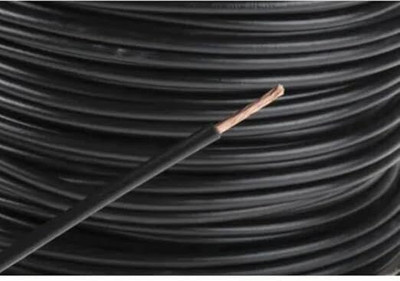 SJ plus 1mm Copper 1 sq/mm Black 20 m Wire(Black)