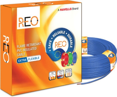 HAVELLS Reo FR PVC 2.5 sq/mm Blue 90 m Wire(Blue)