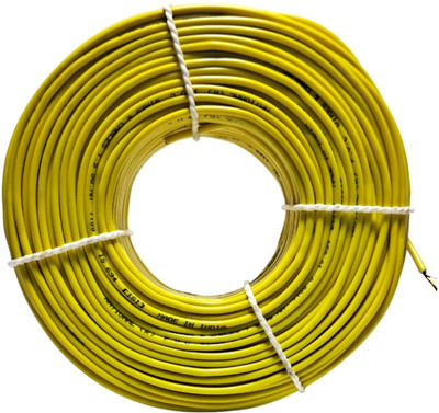 penta 0.75mm Copper 0.75 sq/mm Yellow 30 m Wire(Yellow)