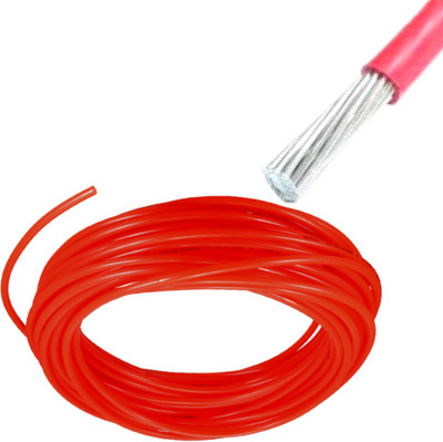 DRUMSTONE PVC Aluminium Heavy Quality 2.5 MM Cable 1 sq/mm Red 90 m Wire(Red)