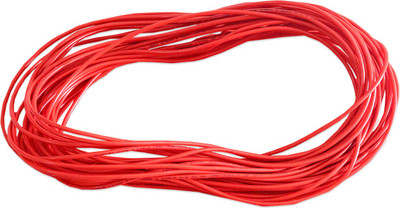 Smuf Twisted Triple Layer Single Core 2.5MM 1 sq/mm Red 20 m Wire(Red)