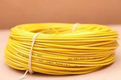 mastBus 1mm copper wire Unheated, PVC Insulated, Single Core Flexible 1 sq/mm Yellow 90 m Wire(Yellow)