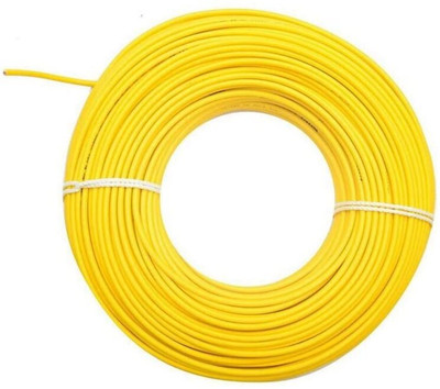 TechKing Copper 1.5 sq/mm Yellow 10 m Wire(Yellow)