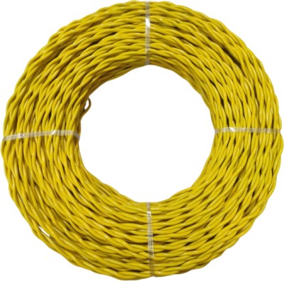 ELSON NITSI (Flexible Wire)CCA Copper Electrical Wire 22 Gauge 3 Wire 0.5 sq/mm Yellow 45 m Wire(Yellow)