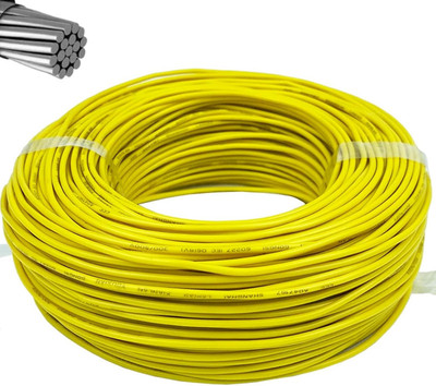 Elevea PVC 10 sq/mm Yellow 50 m Wire(Yellow)