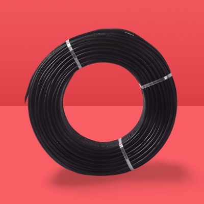 ELSON Heat Restistant Fire Proof PVC Insulated (FR) CCA Copper (1mm Wire) 1 sq/mm Black 91 m Wire(Black)