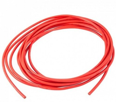 Exxelo Copper 1 sq/mm Red 10 m Wire(Red)