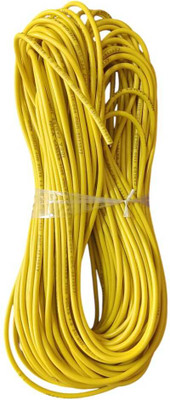 SJ plus 1mm Copper 1 sq/mm Yellow 20 m Wire(Yellow)