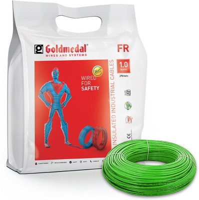 Goldmedal FR Grade 1 sq/mm Green 45 m Wire(Green)