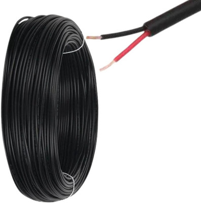 TechKing 23/76 2Core 1 sq/mm Black 90 m Wire(Black)