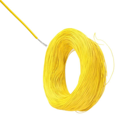 Lipzie PVC 6 sq/mm Yellow 5 m Wire(Yellow)