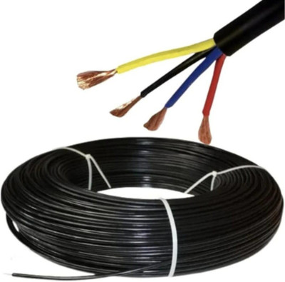 DRUMSTONE Copper 0.75 sq/mm Black 50 ft. Wire(Black)