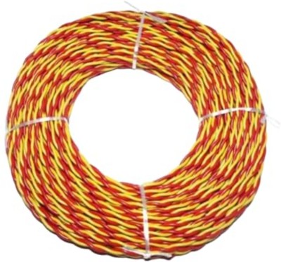 SJ plus 23/76 Copper 0.35 sq/mm Yellow, Red 90 m Wire(yelllow)