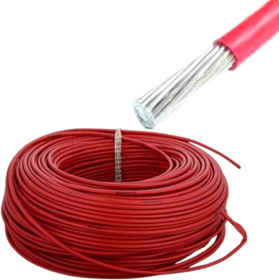 Rhobos PVC 6 sq/mm Red 6 m Wire(MULTICOLOR)