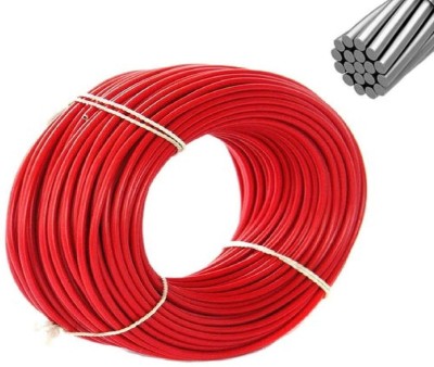 Elevea PVC 6 sq/mm Red 90 m Wire(Red)