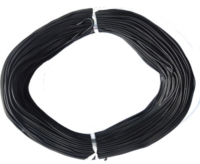 Steko 75 Meter (BLACK) 14/36 PVC Copper 0.4mm DC Wire Multipurpose Use 0.4 sq/mm Black 75 m Wire(BLACK)