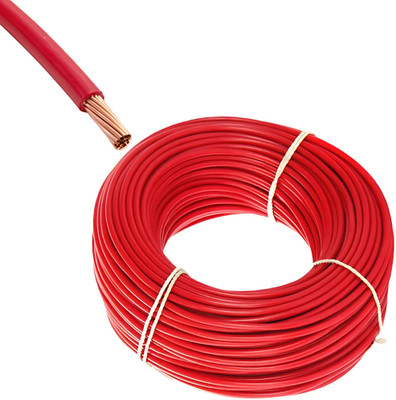 DRUMSTONE PVC 2.5 sq/mm Red 500 ft. Wire(Red)