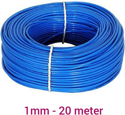AALOCC FR PVC 1 sq/mm Blue 20 m Wire(Blue)