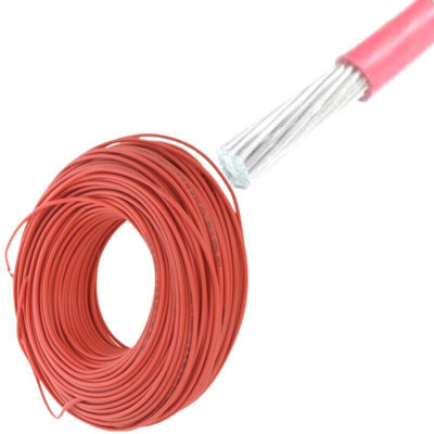 TechKing Copper 25 sq/mm Red 10 m Wire(Multicolor)