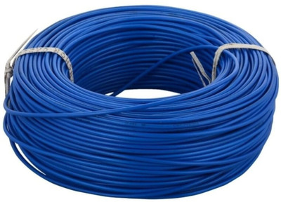 FINENLY Nly 1.5 sqmm Blue PVC Copper Electrical wire 1.5 sq/mm Blue 90 m Wire(Blue)