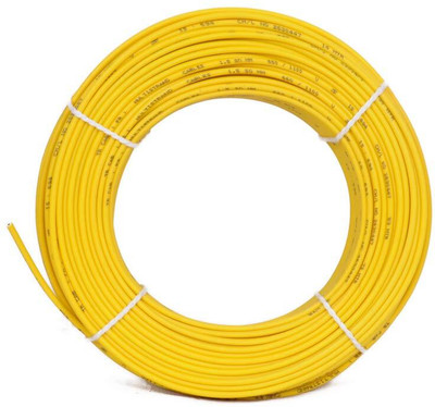 SJ plus 1mm Copper 1 sq/mm Yellow 20 m Wire(Yellow)