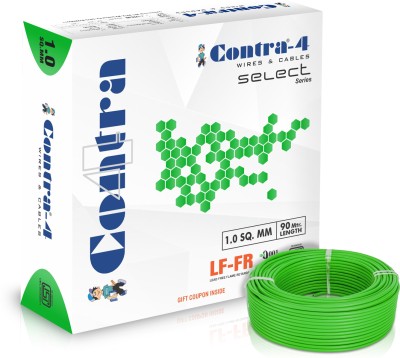 contra-4 SELECT SERIES LF FR 1 sq/mm Green 90 m Wire(GREEN)