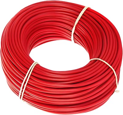 DRUMSTONE PVC 2.5 sq/mm Red 50 m Wire(Red)