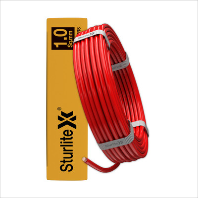 Sturlite PVC 1 sq/mm Red 45 m Wire(Red)