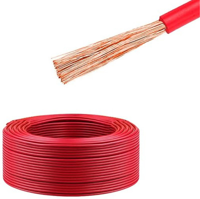 Elevea PVC 4 sq/mm Red 50 ft. Wire(Red)