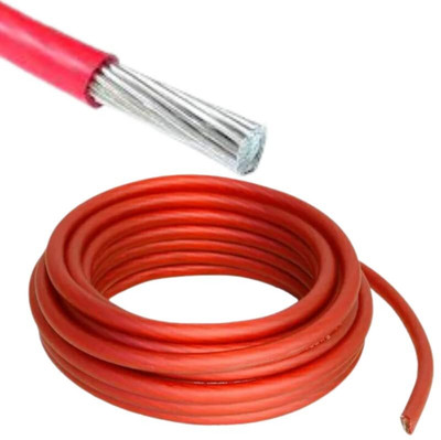 Lipzie PVC 6 sq/mm Red 5 m Wire(Red)