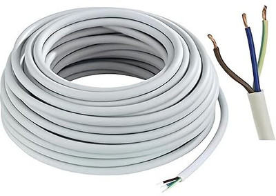 NESTIC Copper 0.75 sq/mm White 20 m Wire(White)