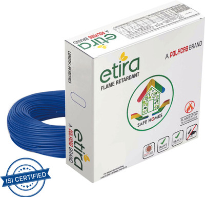 Polycab Etira 1.5 sq/mm Blue 90 m Wire(Blue)