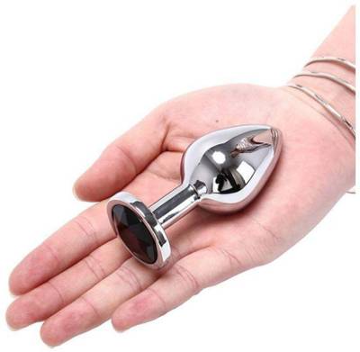 Zikka PLUG JAWELD Personal Body Relaxing Chrome-plated Steel Jeweled Massager (Silver) Massager